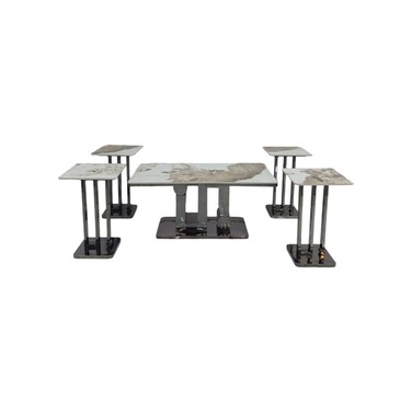 Ceramic service table set 5 pieces