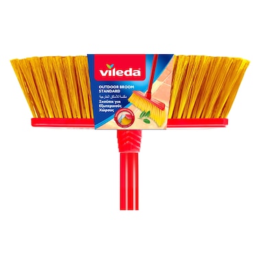 Vileda Outdoor Broom with Handle