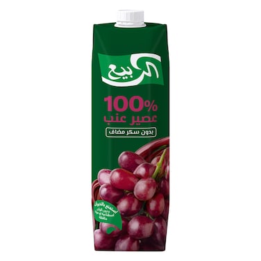 الربيع عصير العنب الأحمر 1 لتر