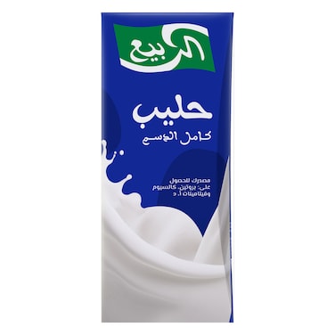 الربيع حليب كامل الدسم 185 مل