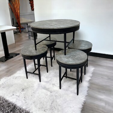 5-piece service table set