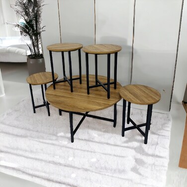 Service Table Buy 5-piece service table set Online | Carrefour KSA