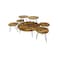 Wooden tea table set 7 pieces