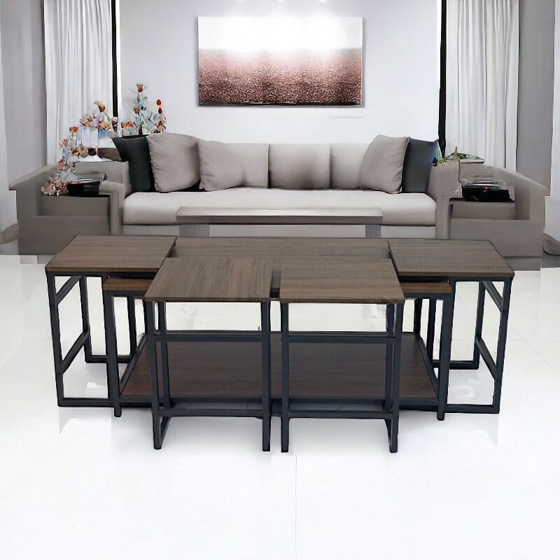 Buy Service tables 5 pieces Online | Carrefour KSA