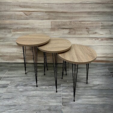 طقم طاولات تقديم 3 قطع