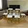 طقم طاولات قهوة 7 قطع ستيل