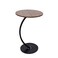 Wooden-metal single coffee table, 40 x 40-60 cm