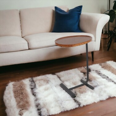 Wooden single service table 45-30-61 cm