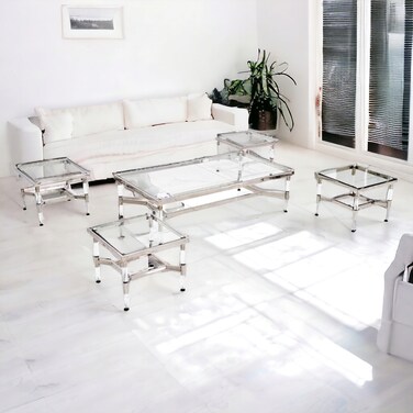 طقم طاولات  شاي اكليريك5 قطع