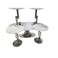5-piece steel service table set
