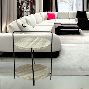 طاولة خدمة مفردة خشبيه 50×55 سم