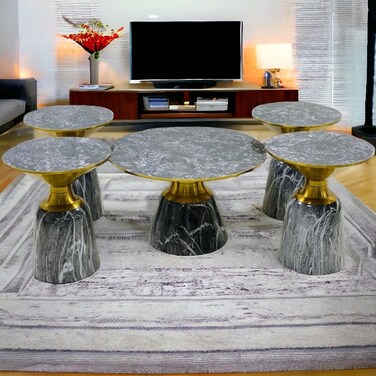 Ceramic tea table set of 5 pieces