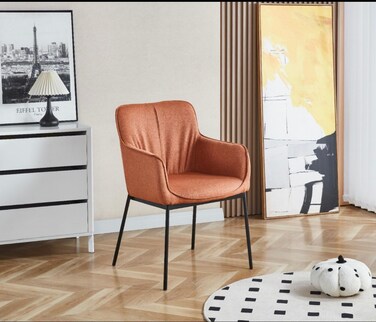 كرسي مفرد برتقالي - 55×60×89 سم