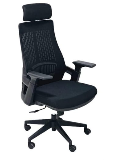 Black swivel office chair, 50 x 50 x 125 cm