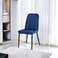 Blue single chair - 45 x 47 x 81 cm