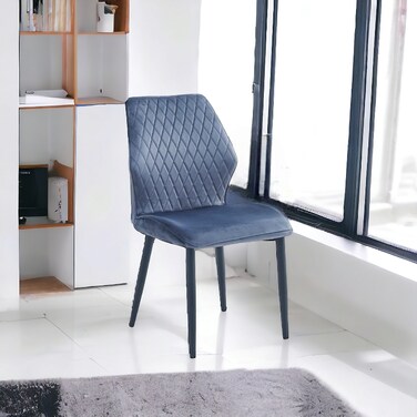 كرسي مفرد رمادي - 45×47×81 سم