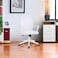 Swivel office chair - white