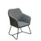 Gray fabric single chair, 55 x 60 x 84 cm
