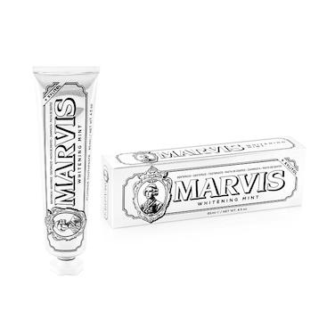 Whitening Mint Toothpaste, Intense Fresh Breath, Plaque &amp; Cavity Protection 85ML