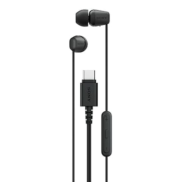 سماعة أذن سلكية Sony داخل الأذن، أسود، IER-EX15C