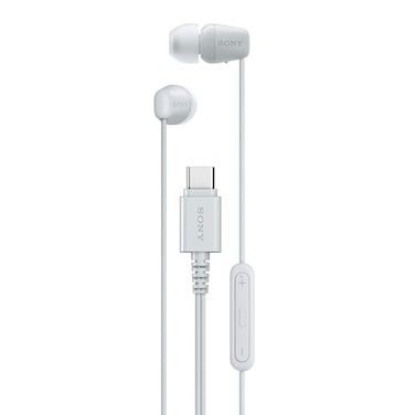 سماعة أذن سلكية Sony داخل الأذن، أبيض، IER-EX15C