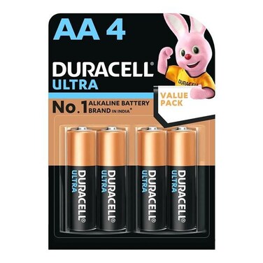 بطاريات قلوية Optimum AA Ultra Power من دوراسيل 4 قطع متعددة الألوان 37336