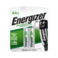 بطاريات AA Power Plus قابلة لإعادة الشحن من إنرجايزر قطعتان فضية NH15RP2/868