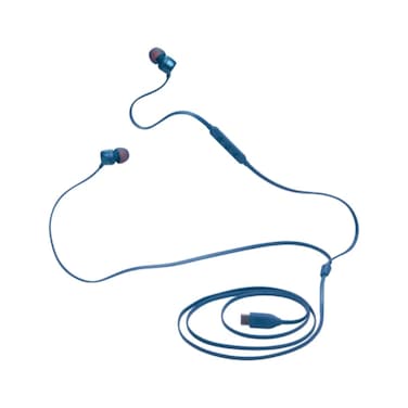 سماعة أذن سلكية JBL TUNE 310C داخل الأذن، أزرق، JBLT310CBLU