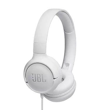 سماعة رأس JBL Tune 500 فوق الأذن، أبيض