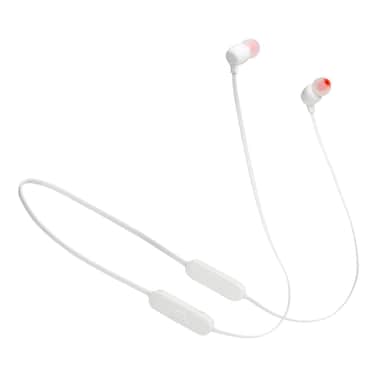 سماعة رأس JBL لاسلكية، JBLT125BT، أبيض