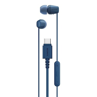 سماعة أذن سلكية Sony داخل الأذن، أزرق، IER-EX15C
