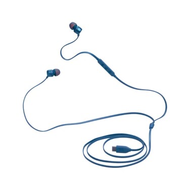 سماعة أذن سلكية JBL TUNE 310C داخل الأذن، أزرق، JBLT310CBLU