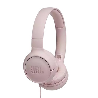سماعة رأس JBL Tune 500 فوق الأذن، وردي