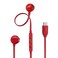 سماعة أذن سلكية JBL JBLT305CRED داخل الأذن، أحمر