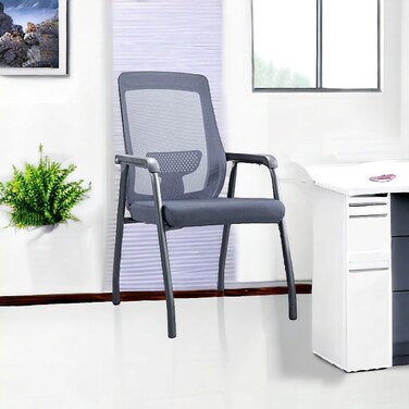 كرسي مكتب ثابت رمادي 50×50×100سم