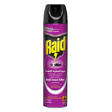 Raid Spray for Multi Insect Killer, 300ml