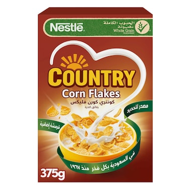 نستله كونتري كورن فليكس رقائق الذرة الأصلية 375 جرام