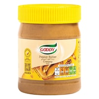 Goody Smooth Peanut Butter 340g, 90% Roasted Peanuts, Energy Source, Rich in Protein and in Magnesium