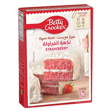 Betty Crocker Supermoist Strawberry Cake Mix 400g