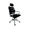 Black swivel office chair