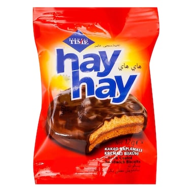 Cizmeci Time Hay Hay Cocoa Sandwich Biscuits 10g