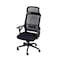 Black swivel office chair