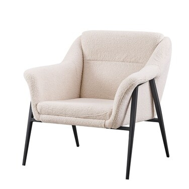 كرسي مفرد بوكلية بيج 55-50-80سم