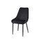 Single black fabric chair, 40 x 50 x 81 cm