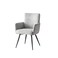 Single velvet chair 79x48x45 cm