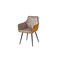 Single velvet chair 77x45x45 cm