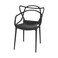 Black plastic single chair 68-38-40