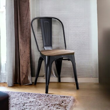 Iron-wood single chair