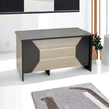 Coffee wood desk 140 x 70 x 75 cm