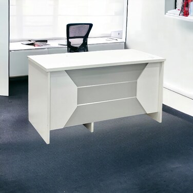 White wooden desk - 120 x 55 x 75 cm
